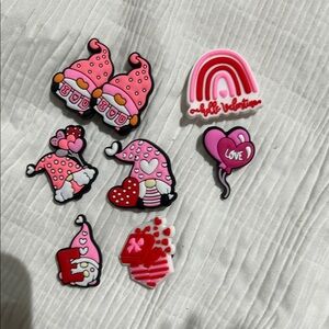 Valentine's Day Themed Shoe Charms